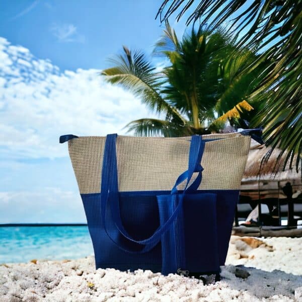 BOLSA DE PRAIA COM NECESSAIRE