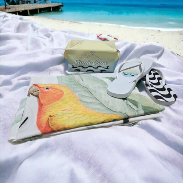 KIT PRAIA: CANGA, CHINELO E NÉCESSAIRE