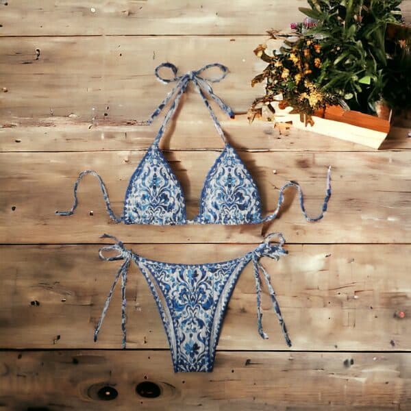 BIQUINI CONJUNTO ESTAMPA FLORAL
