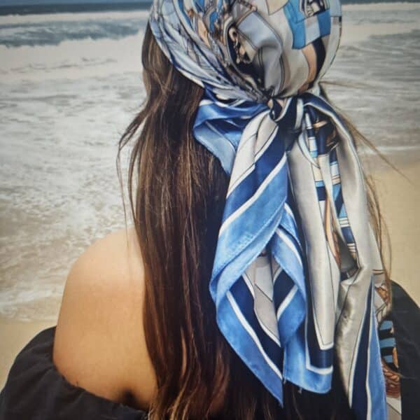 Faixa de Cabelo / Bandana / Lenço de Seda