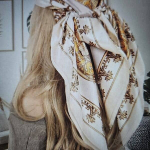 Faixa de Cabelo / Bandana / Lenço de Seda
