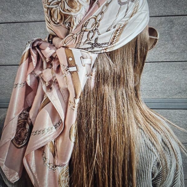 Faixa de Cabelo / Bandana / Lenço de Seda