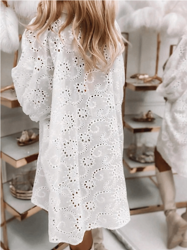 Camisa/Vestido/Saída de Praia elegante em Laise - Imagem 2